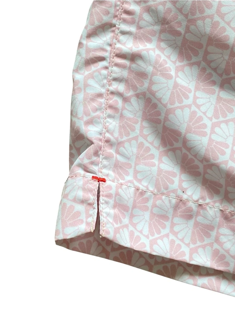 Orlebar Brown Bulldog Otaru Swim Shorts 32 SS23 Pink Geometric Print Fasteners
